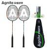 Deli anglaite badminton racket is an authentic double racket for beginners, children and adults. It is durable, defensive and durable