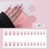 Nails hand wear nail wholesale short detachable finished product no engraving and grinding nail chip nail patch