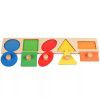 Geometric graphics panel children Montessori teaching aids shape matching wooden puzzle puzzle toys