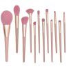 7-12 nude pink makeup brushes, full set of Cangzhou powder brush, eye shadow brush, powder Blusher Brush, makeup mirror, beauty tools