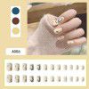 Nails hand wear nail wholesale short detachable finished product no engraving and grinding nail chip nail patch