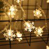 Snowflake light string led small color light star light battery box flash light string Christmas Day ins decorative light cross-border wholesale