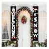 Origin: Christmas party decoration banner; European and American door Union; merryChristmas; porch banner
