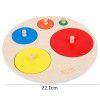 Montessori teaching aids, coin box, children's hand eye coordination, early childhood education, drawer games, wooden ball table, science and education toys