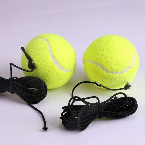 Foreign trade training with rope, tennis with rope, high elastic sports, tennis for beginners, tennis with elastic rope