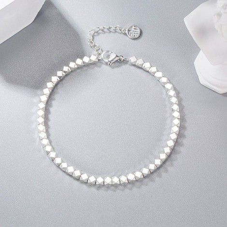 Personality: fashion, broken silver, Jiliang Fu brand bracelet, women's high sense, geometric, versatile bracelet, hand ornament, lovely headpiece