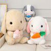 Plush toys long ears rabbit radish little white rabbit doll pillow large cute doll