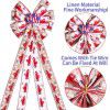  cross border new products American Independence Day bows interior decoration car flag bows christmas tree decoration