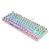 Cross border mechanical keyboard wired green axis game E-sports desktop 87 key computer luminous keyboard shaft puller + shaft