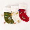  European and American new Christmas socks gift bag knitting home Christmas decorations hanging decorations children's gift socks