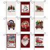 New Christmas decorative garden flag linen double-sided digital printing European and American Garden Flag Custom flag