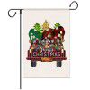 New Christmas decorative garden flag linen double-sided digital printing European and American Garden Flag Custom flag
