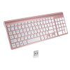 Cross border popular 2.4G wireless digital keyboard USB Mini mute ultra-thin keyboard mouse button and mouse set