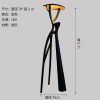 Human shape art sculpture holding ball floor lamp designer hotel living room lobby exhibition hall creative large body decoration