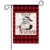 New Christmas decorative garden flag linen double-sided digital printing European and American Garden Flag Custom flag