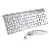 Cross border popular 2.4G wireless digital keyboard USB Mini mute ultra-thin keyboard mouse button and mouse set
