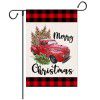 New Christmas decorative garden flag linen double-sided digital printing European and American Garden Flag Custom flag
