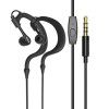 Kimmar sports headset, wired headset, sweat resistant running ear hook headset, mobile phone universal headset, headset