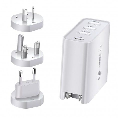 PD charger multi port fast charging qc3.0 mobile phone adapter PD + qc3.0 dual fast charging head 48W fast charging