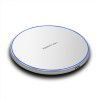 Mirror 10W smart Qi wireless charger metal simple round desktop mobile phone fast charging Wireless charging