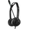 [telephone headset] headset wired computer headset USB sound card business headset with mute speaker switch