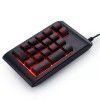 Manufacturer: three color backlit wired numeric keypad, bank financial cashier mini keyboard, waterproof numeric keypad