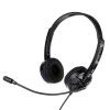 [telephone headset] headset wired computer headset USB sound card business headset with mute speaker switch